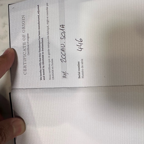 Graham Chronofighter Oversized with original box and unsigned papers. - Picture 6 of 6